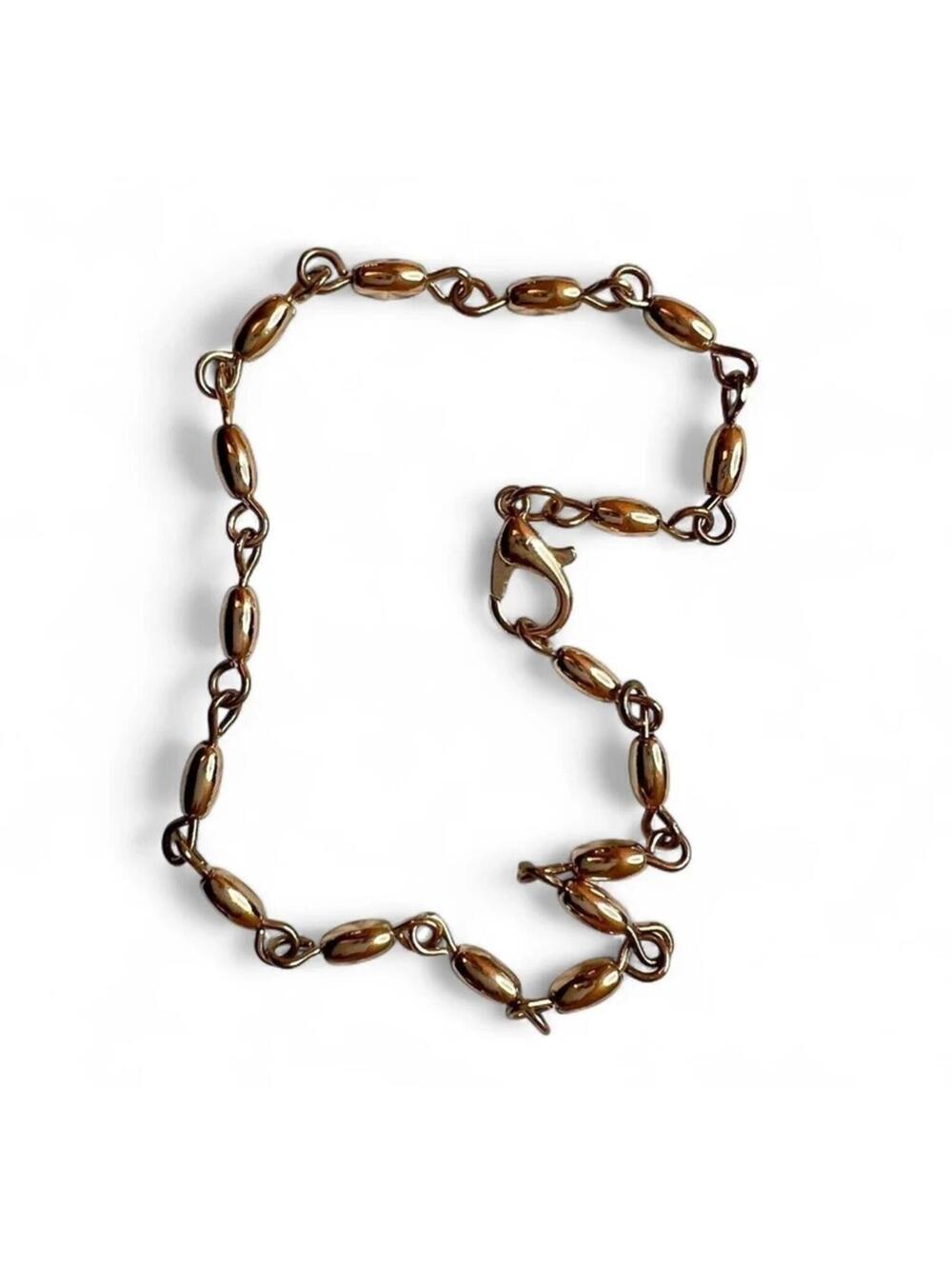 Dainty Gold-Tone Simple Bracelet
